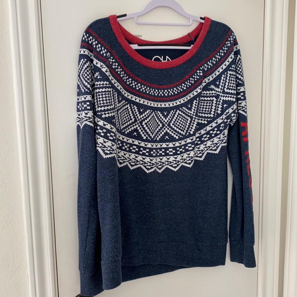 Chaser brand Aspen long sleeve beach pullover